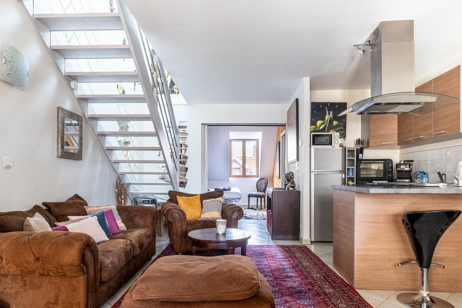 Carnot Duplex, Spacieux 3 Pieces Avec 2 Chambres Sur Les Rue Pietonnes Annecy Exteriér fotografie